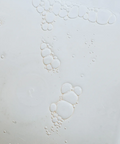 Bubbles on a white background