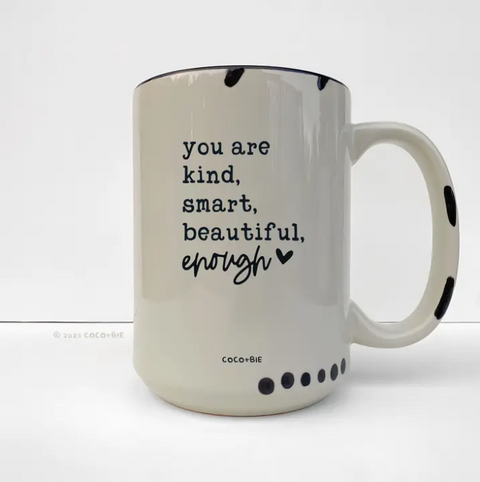 You Are Enough | White or Mint