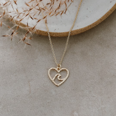 Beach Lovers Necklace | Gold Or Silver