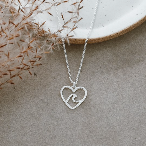Beach Lovers Necklace | Gold Or Silver
