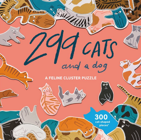 Feline Cluster Puzzle | 299 Cats and a Dog