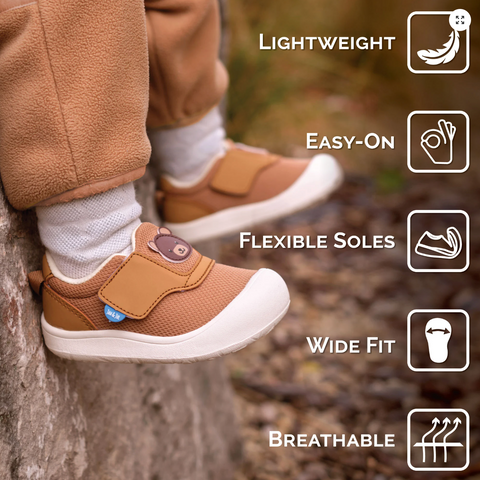 Mini-Flyer Toddler Sneakers | Soft Brown
