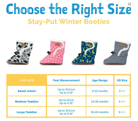 Baby Stay-Put Winter Booties | Bear
