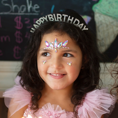 Headband | Happy Birthday Rhinestones