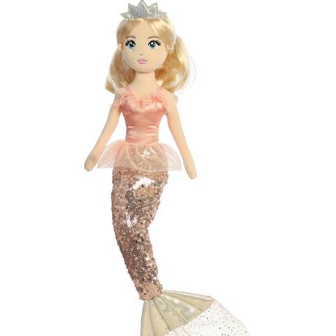 Mermaid Plush Doll | Tutu Sparkles Jasmine