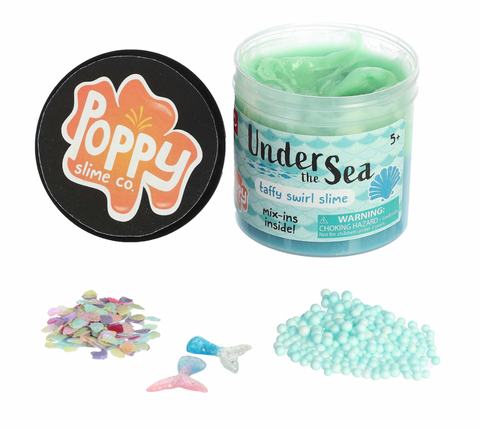 Taffy Swirl Slime - Poppy Slime Co.™ - Under The Sea Slime