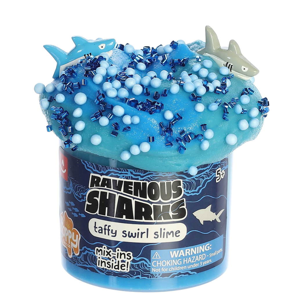 Racked Ralph Slime Taffy Swirl Slime - Poppy Slime Co.™ - Ravenous Sharks Slime – West ...