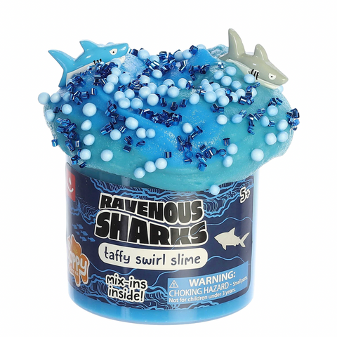 Taffy Swirl Slime - Poppy Slime Co.™ - Ravenous Sharks Slime