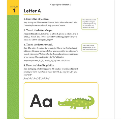 Learn to Read Activity Book