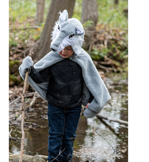 Woodland Storybook Wolf Cape