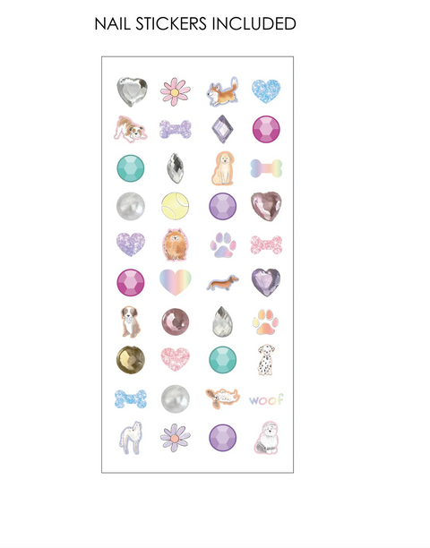 Paw-some Nail Polish & Nail Sticker Set