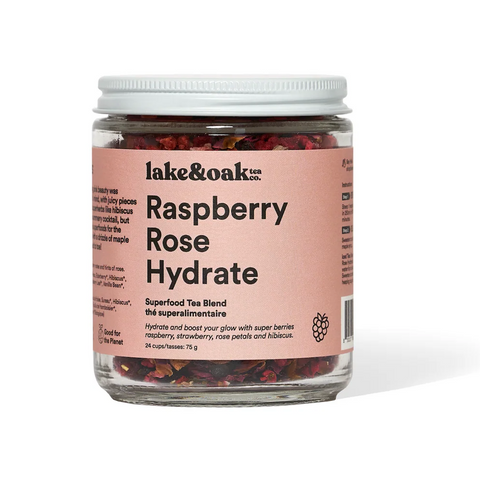 Superfood Tea Blend | Raspberry Rose Hydrate - 24 Cups