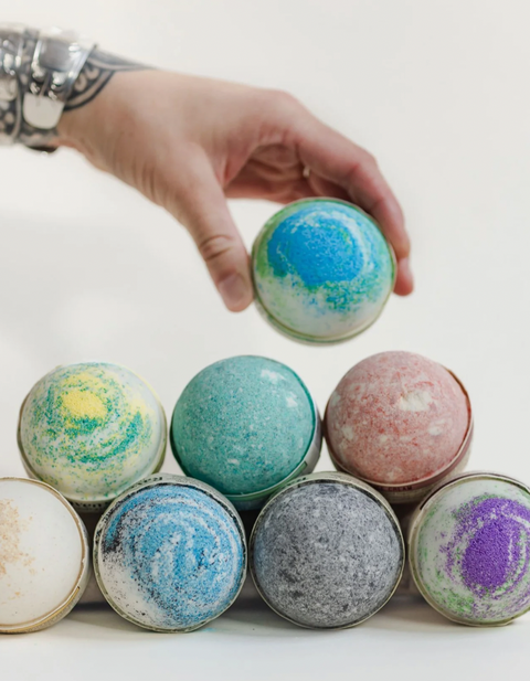Coastal Release Bath Bomb | Eucalyptus + Rosemary