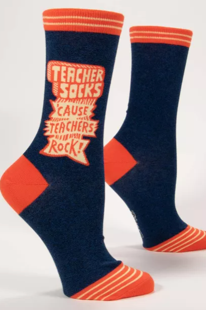 Teachers Rock | Women's Crew Socks