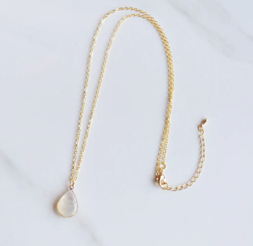 OH SO LOVELY - NADIA MOTHER OF PEARL CHARM NECKLACE