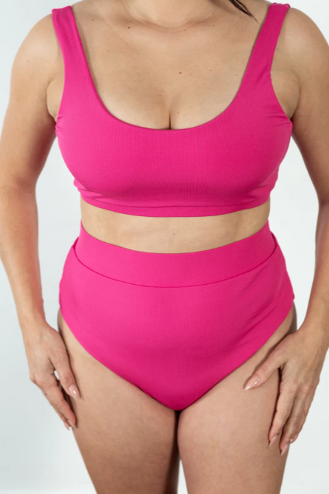 Brights High-Waisted Bottoms - Pink