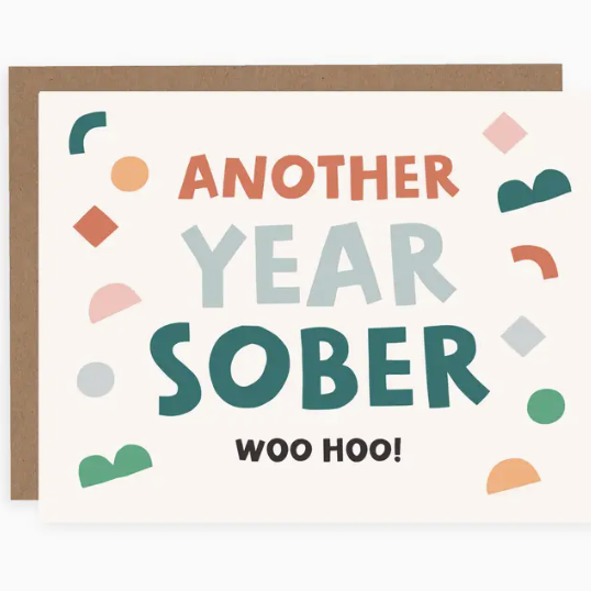 sober, card, celebration