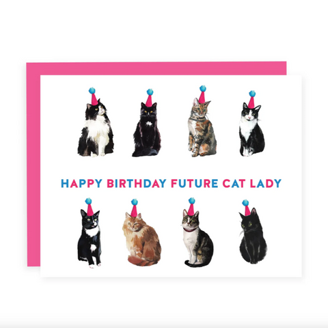 Card | Happy Birthday Future Cat Lady