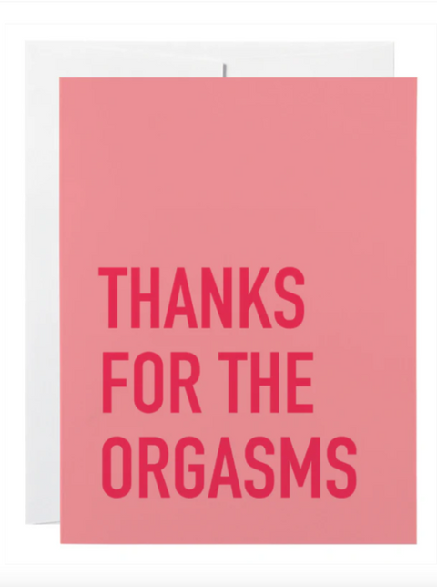 Card | Thanks Orgasms