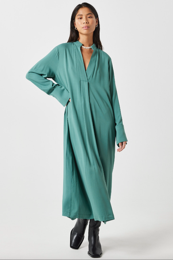 MINIMUM - MILLES MIDI DRESS | SAGE GREEN