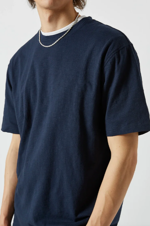 Men'S Minimum - Heon Ss T-Shirt | Navy Blazer