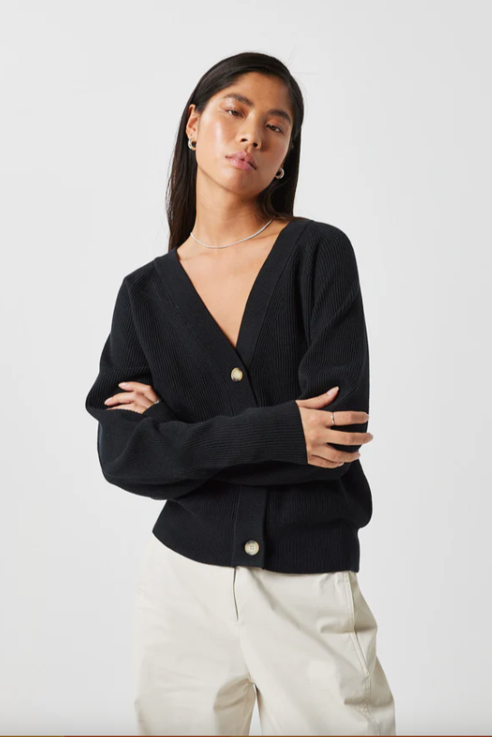 MINIMUM - CARDINE CARDIGAN | BLACK