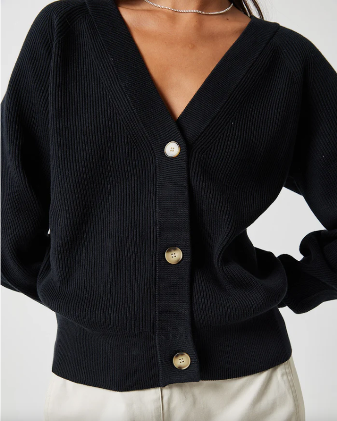 MINIMUM - CARDINE CARDIGAN | BLACK