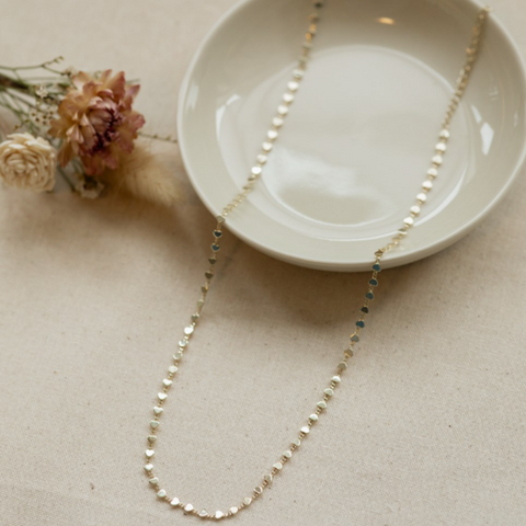 Row Of Hearts Necklace | Gold Or Silver