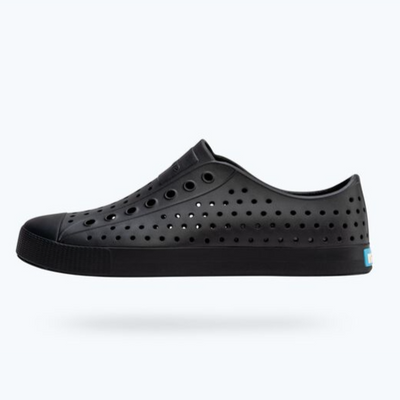 NATIVE SHOES - JUNIOR JEFFERSON | JIFFY BLACK AND JIFFY BLACK