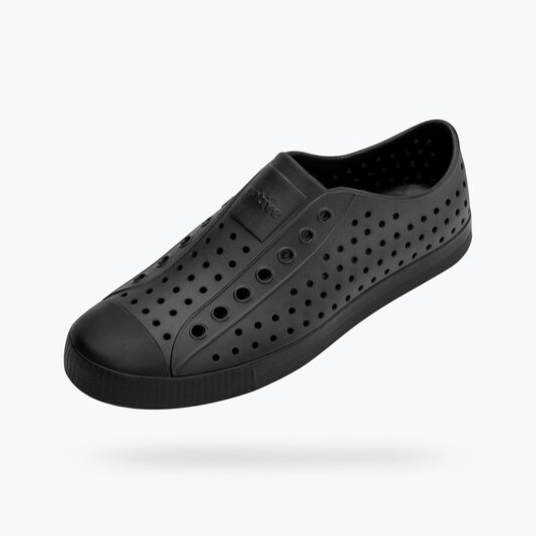 NATIVE SHOES - JUNIOR JEFFERSON | JIFFY BLACK AND JIFFY BLACK