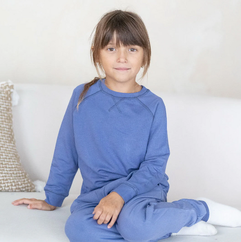 Bamboo Fleece Sweatshirt | Blueberry