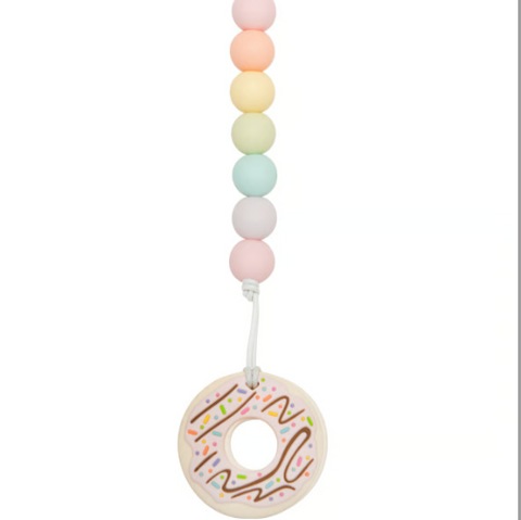 Sillicone Teether Set | Pink Doughnut Cotton Candy