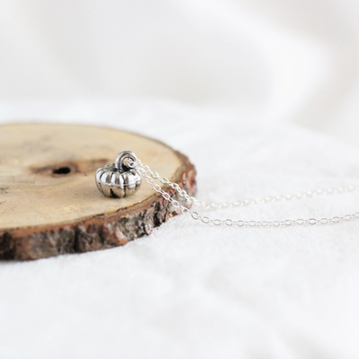 BIRCH JEWELLERY - PUMPKIN NECKLACE | GOLD or SILVER