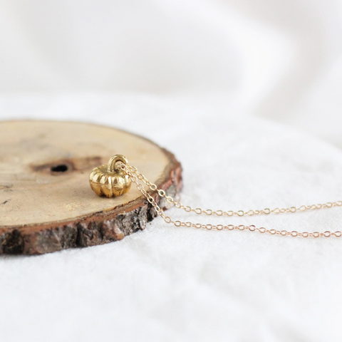 Pumpkin Necklace | Gold Or Silver