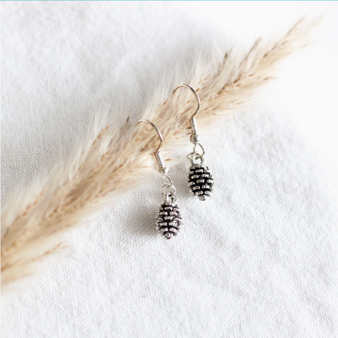 Pine Cone Earrings | Gold Or Silver