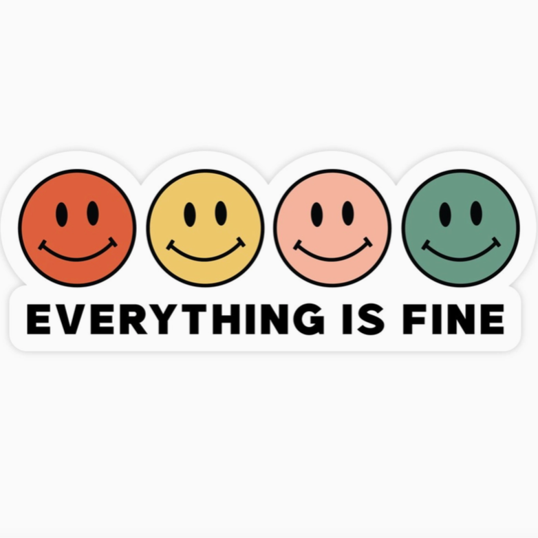 PRETTY BY HER - EVERYTHING IS FINE MAGNET