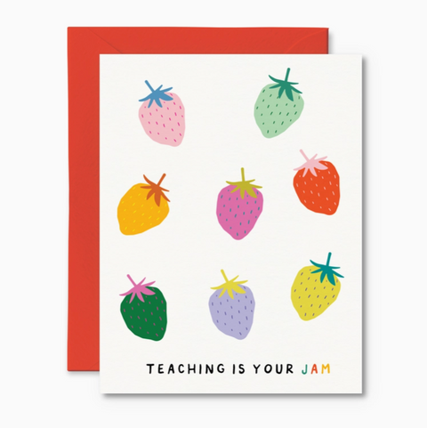 Teaching Is Your Jam Card