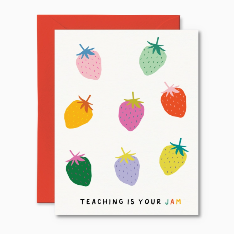 PRETTY BY HER - TEACHING IS YOUR JAM CARD