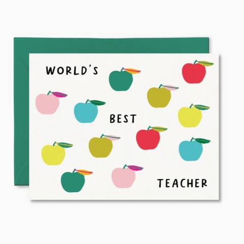 World's Best Teacher Card