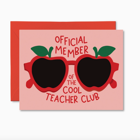 Cool Teacher Club Card