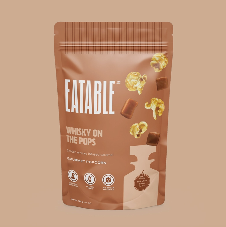 EATABLE POPCORN - WHISKEY ON THE POPS 100G