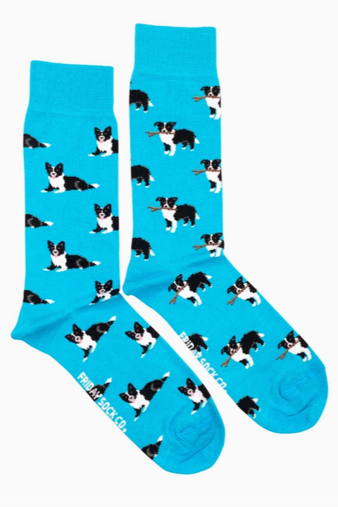 Mens Mismatched Socks | Border Collie