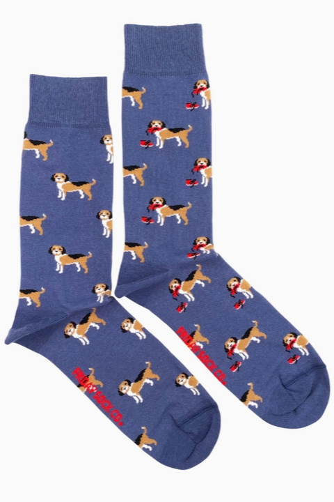 Mens Mismatched Socks | Beagle