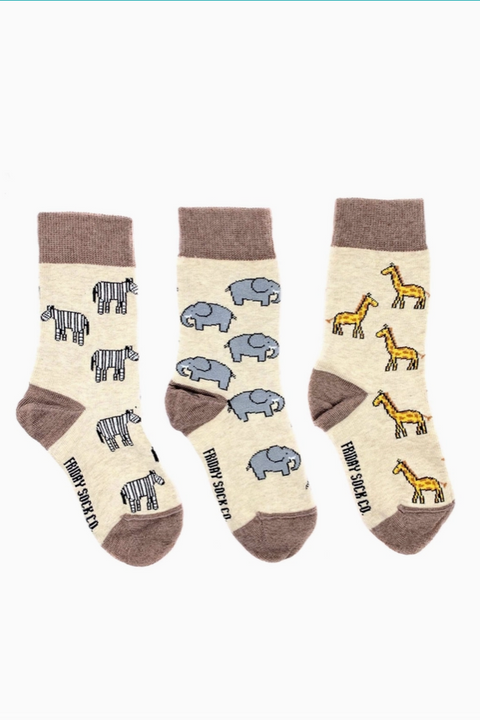 Kids Mismatched Socks | Safari