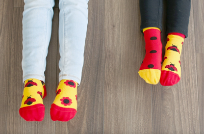 FRIDAY SOCKS - KIDS MISMATCHED SOCKS | LADYBUG