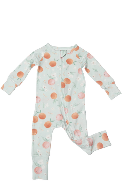 Sleeper One-Piece | Peaches Print