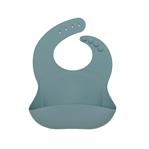 Silicone Bib | Slate