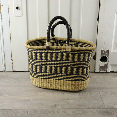 Large Oval Basket with Two Handles