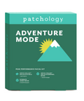 Patchology Adventure Mode facial kit packaging on a white background