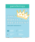 Patchology 'The Royal Treatment' skincare kit packaging on a white background